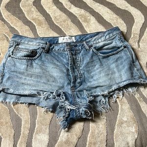 Free People Jean Shorts